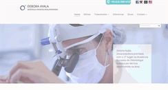 Desktop Screenshot of clinicaayala.com.br
